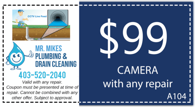 Mr. Mikes Plumbing CCTV Camera Inspection Discount Coupon